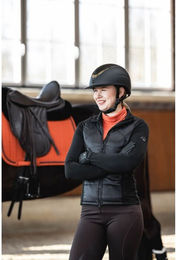 Produktbild von HKM Reitjacke Prag II Style für Damen aus Polyester in Schwarz oder Braun Größe XL