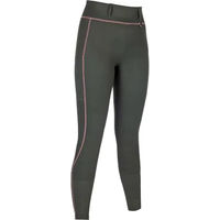 Produktbild von HKM Reitleggings Juna Damen Reithose aus Polyester in Graugrün Größe 42