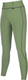 HKM Reitleggings Juna Silikon Vollbesatz Reithose Damen Graugrün – Bild 1 von 3