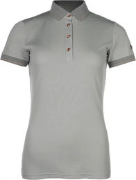 HKM Reitpolo Damen Rosegold Glamour Grau Größe L – Bild 1 von 1