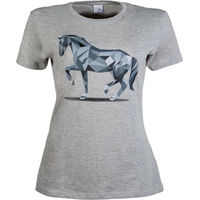 Produktbild von HKM Reitshirt aus Baumwolle Grau XS