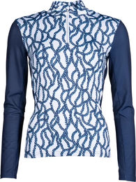 Produktbild von HKM Reitshirt Damen langarm Blau Größe M
