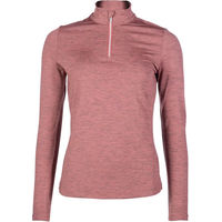 Produktbild von HKM Reitshirt Damen langarm Rosewood Melange Rosa Orange Größe S