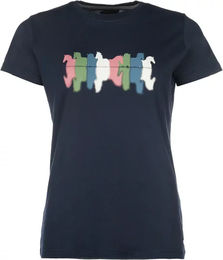 HKM Reitshirt Damen Mirror Blau Größe S – Bild 1 von 1