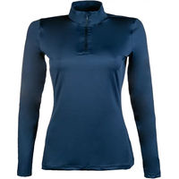 Produktbild von HKM Reitshirt Damen Sommer Milano Langarm Blau XL