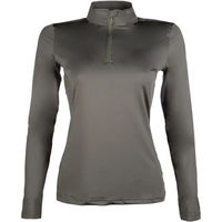 Produktbild von HKM Reitshirt Damen Sommer Milano Langarm Grün Grau Größe L