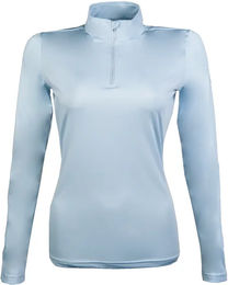 HKM Reitshirt Damen Summer Milano Langarm Blau XL – Bild 1 von 1