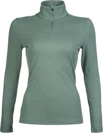 HKM Reitshirt Damen Supersoft Fleece Winter Grün XL – Bild 1 von 1