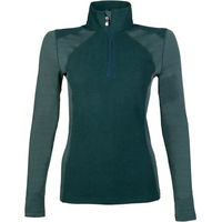 Produktbild von HKM Reitshirt Duo Damen Winter Reittrikot langarm Grün XL