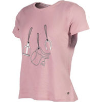 Produktbild von HKM Reitshirt Elements für Damen aus Baumwolle Rosa XL