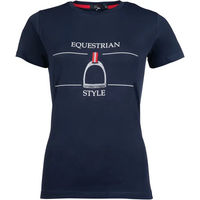 Produktbild von HKM Reitshirt Equine Sports Style Unisex Blau Größe S