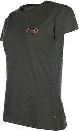 HKM Reitshirt Excellent aus Baumwolle in Weiß oder Grau Größe S – Bild 1 von 3