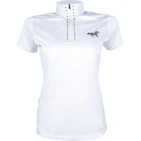 Produktbild von HKM Reitshirt Funktions-Polo für Damen in Weiß Größe XL