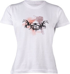 HKM Reitshirt für Damen aus Baumwolle Weiß Größe S – Bild 1 von 2