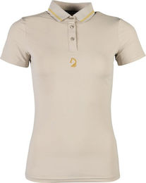 HKM Reitshirt für Damen in Grün und Beige aus Nylon für den Sommer Größe M – Bild 1 von 2