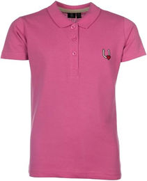 HKM Reitshirt für Mädchen Claire in Rosa aus Baumwolle Größe 146/152 – Bild 1 von 2