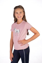 Produktbild von HKM Reitshirt Sparkle für Kinder aus Baumwolle Größe 134/140