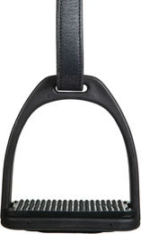 HKM Reitsteigbügel aus Kunststoff Schwarz 12 cm Set 2 Stück – Bild 1 von 1