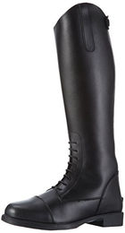 HKM Reitstiefel Damen Schwarz aus Kunstleder mit Reißverschluss Größe 38 – Bild 1 von 7