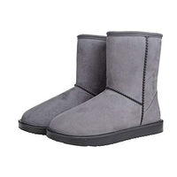 Produktbild von HKM Reitstiefel Davos Winterstiefel aus Kunstleder in Grau Größe 33