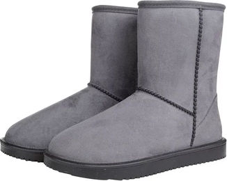 Produktbild von HKM Reitstiefel für Kinder Davos aus Kunstleder grau wasserdicht und gefüttert
