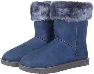 Produktbild von HKM Reitstiefel für Kinder Davos Fur Blau Wasserdicht Gefüttert Winter Kunstleder Größe 34