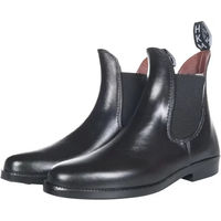 Produktbild von HKM Reitstiefel Unisex Schwarz mit elastischen Einsätzen und wasserdichtem Kunststoff Größe 41