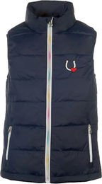 HKM Reitweste Mika für Kinder Blau wasserabweisend Polyester Größe 146/152 – Bild 1 von 2