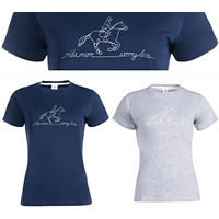 Produktbild von HKM Ride More Reitshirt Hellgrau Melange Größe XS