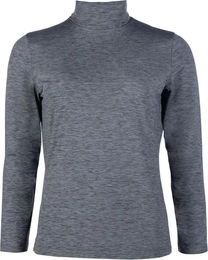 HKM Ruby Reitshirt für Mädchen mit Rollkragen und Langarm Winter Grau 11/12 Jahre – Bild 1 von 1