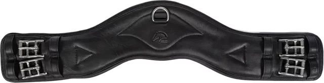 HKM Sattelgurt aus Leder in Schwarz 80 cm – Bild 1 von 1