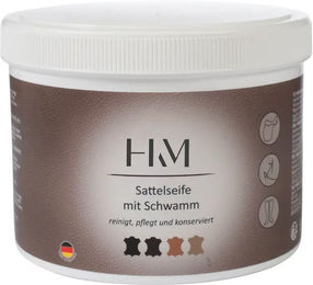 HKM Sattelseife mit Schwamm zur Fellpflege – Bild 1 von 1