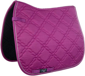 HKM Schabracke Bologna mit Kordel Satteldecke für Ponys Dressur Brombeere – Bild 1 von 1