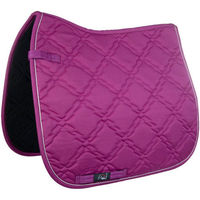 Produktbild von HKM Schabracke Bologna mit Kordel Satteldecke für Ponys Dressur Brombeere