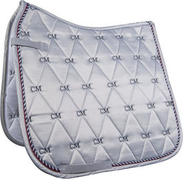 HKM Schabracke Della Sera Classico CM Style Satteldecke Grau für Dressur – Bild 1 von 1