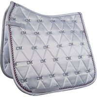 Produktbild von HKM Schabracke Della Sera Classico CM Style Satteldecke Grau für Dressur