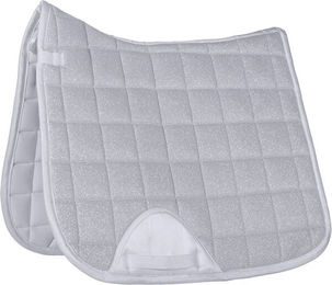HKM Schabracke Glitter Mesh Style Dressur Satteldecke Weiß – Bild 1 von 1