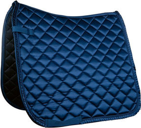 HKM Schabracke Monaco Noble Style Dressur Satteldecke mit Doppelkordel Dunkelblau – Bild 1 von 1