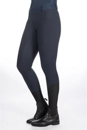 HKM Selection Aruba Reitleggings Damen Full Grip Blau Größe 44/46 – Bild 1 von 1