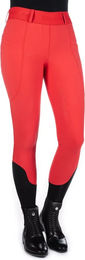 HKM Selection Aruba Reitleggings Damen Full Grip Rot Größe 32/34 – Bild 1 von 1