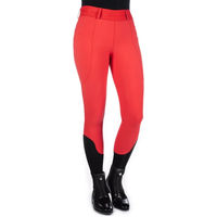 Produktbild von HKM Selection Aruba Reitleggings Damen Full Grip Rot Größe 40/42