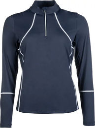 Produktbild von HKM Selection Aruba Reitshirt Damen Langarm Blau Größe L