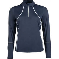 Produktbild von HKM Selection Aruba Reitshirt Damen Langarm Blau XL
