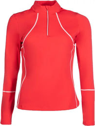 Produktbild von HKM Selection Aruba Reitshirt Damen Langarm Rot XL