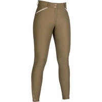 Produktbild von HKM Selection Edinburgh Reithose Damen Full Grip Grün wasserabweisend