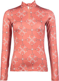 HKM Selection Edinburgh Reitshirt Damen Langarm Braun Größe S – Bild 1 von 1