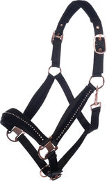 HKM Shetty Halfter aus Neopren in Rosa Schwarz – Bild 1 von 1