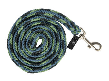 HKM Shetty Strick Nele mit Karabinerhaken Blau Grün 140 cm – Bild 1 von 3