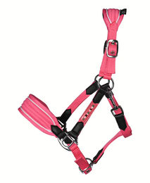 HKM Shettyhalfter Maui aus Polyester in Pink und Rosa – Bild 1 von 2
