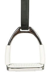 HKM Sicherheitssteigbügel aus Edelstahl Paar 12 cm Silber – Bild 1 von 1